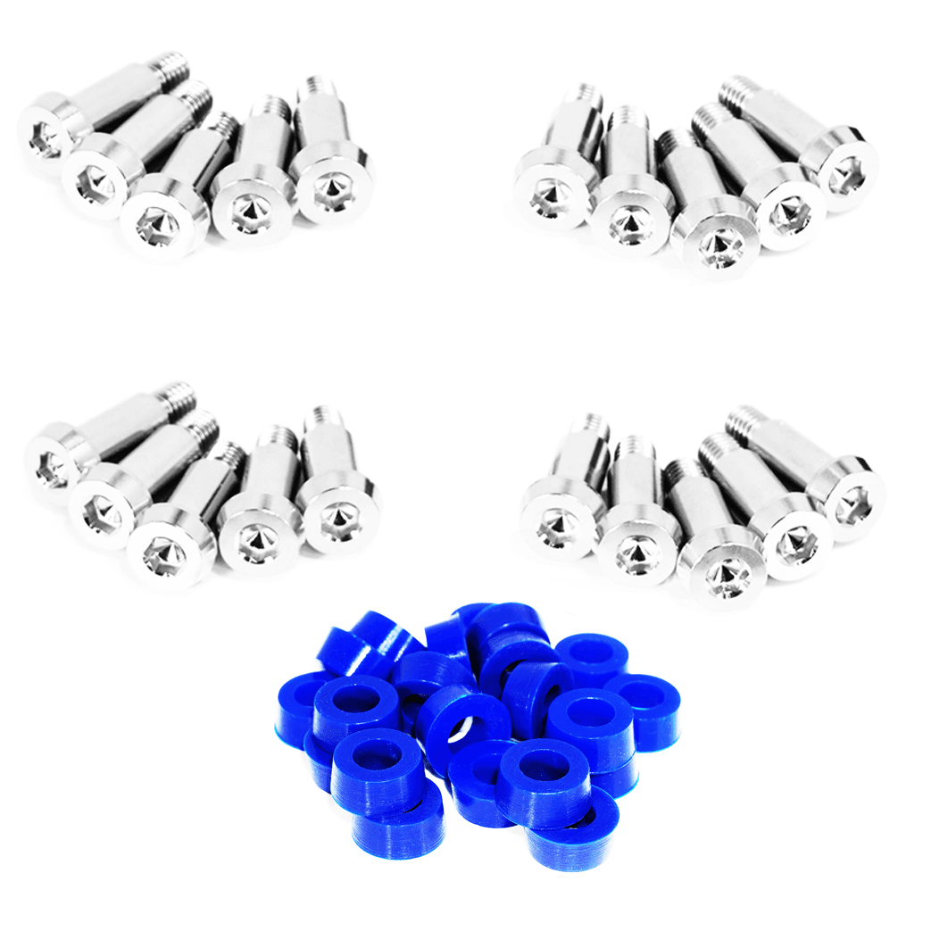 ZSPEC Shoulder-Bolt Timing Covers Fastener Kit for '84-89 Nissan 300zx Z31, Titanium - ZSPEC Design LLC - Hardware Fasteners - 300zx, Fastener Kit, nissan, shoulder-bolt, timing cover, z31 - zspecdesign.com