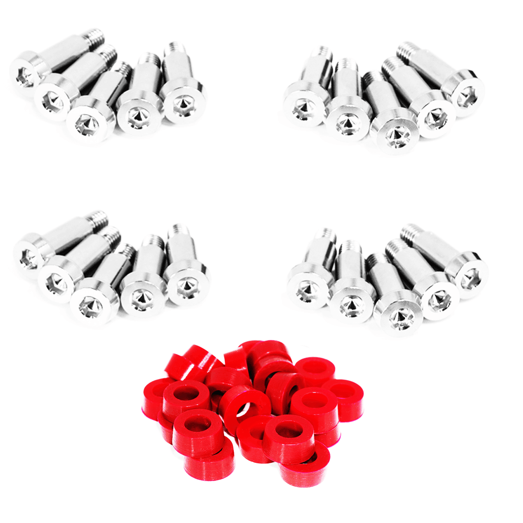 ZSPEC Shoulder-Bolt Timing Covers Fastener Kit for '84-89 Nissan 300zx Z31, Titanium - ZSPEC Design LLC - Hardware Fasteners - 300zx, Fastener Kit, nissan, shoulder-bolt, timing cover, z31 - zspecdesign.com