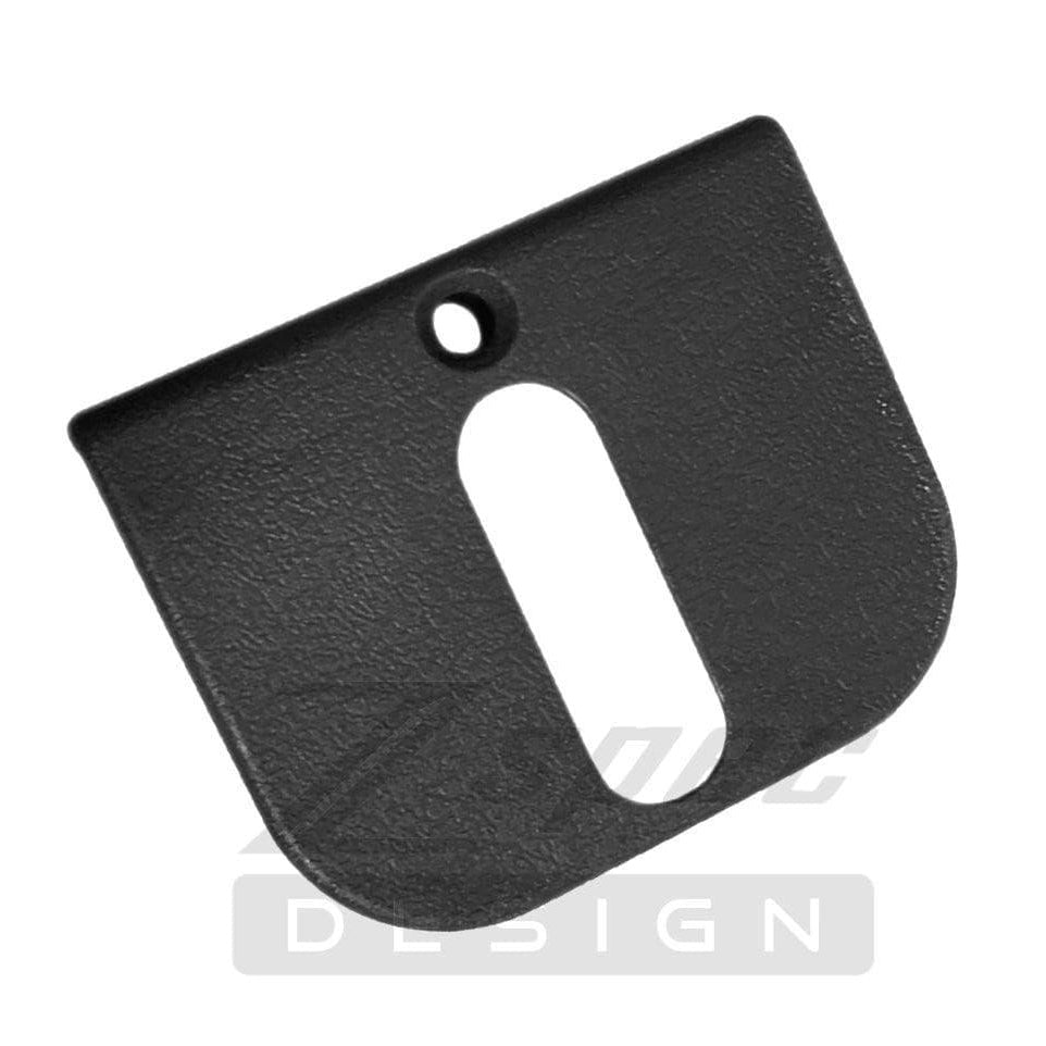 ZSPEC Hatch Striker Finisher for '90-99 300zx Z32 2+0 Coupes, Charcoal-Black - ZSPEC Design LLC - Hardware Fasteners - 300zx, nissan, z32 - zspecdesign.com