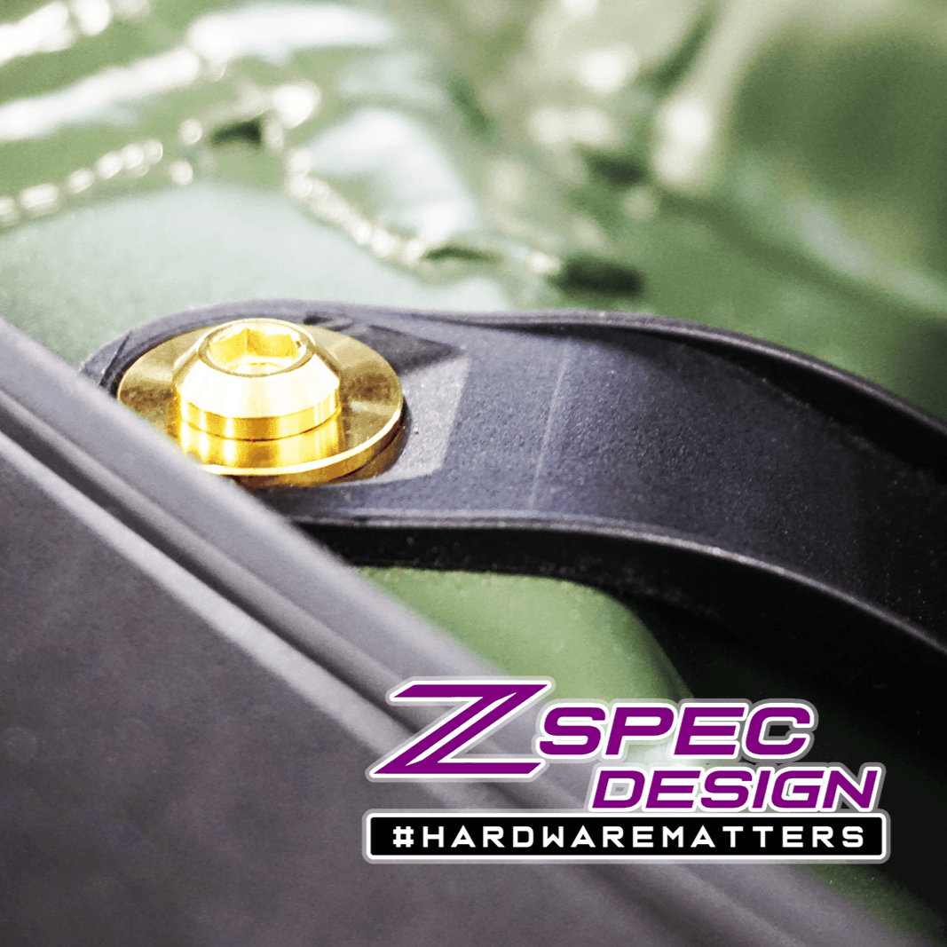 ZSPEC "Stage 1" Dress Up Bolts® Fastener Kit for '18-23+ Audi A5 8W6 2.0L, Titanium - ZSPEC Design LLC - Hardware Fasteners - 8w6, a5, a5 8w6, audi, Fastener Kit, stage 1 - zspecdesign.com
