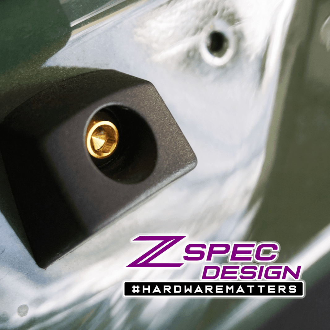ZSPEC Dress Up Bolts® Trunk-Area Fastener Kit for '18-23+ Audi A5 8W6 2.0L, Titanium - ZSPEC Design LLC - Hardware Fasteners - 8w6, a5, a5 8w6, audi, Fastener Kit, stage 3 - zspecdesign.com