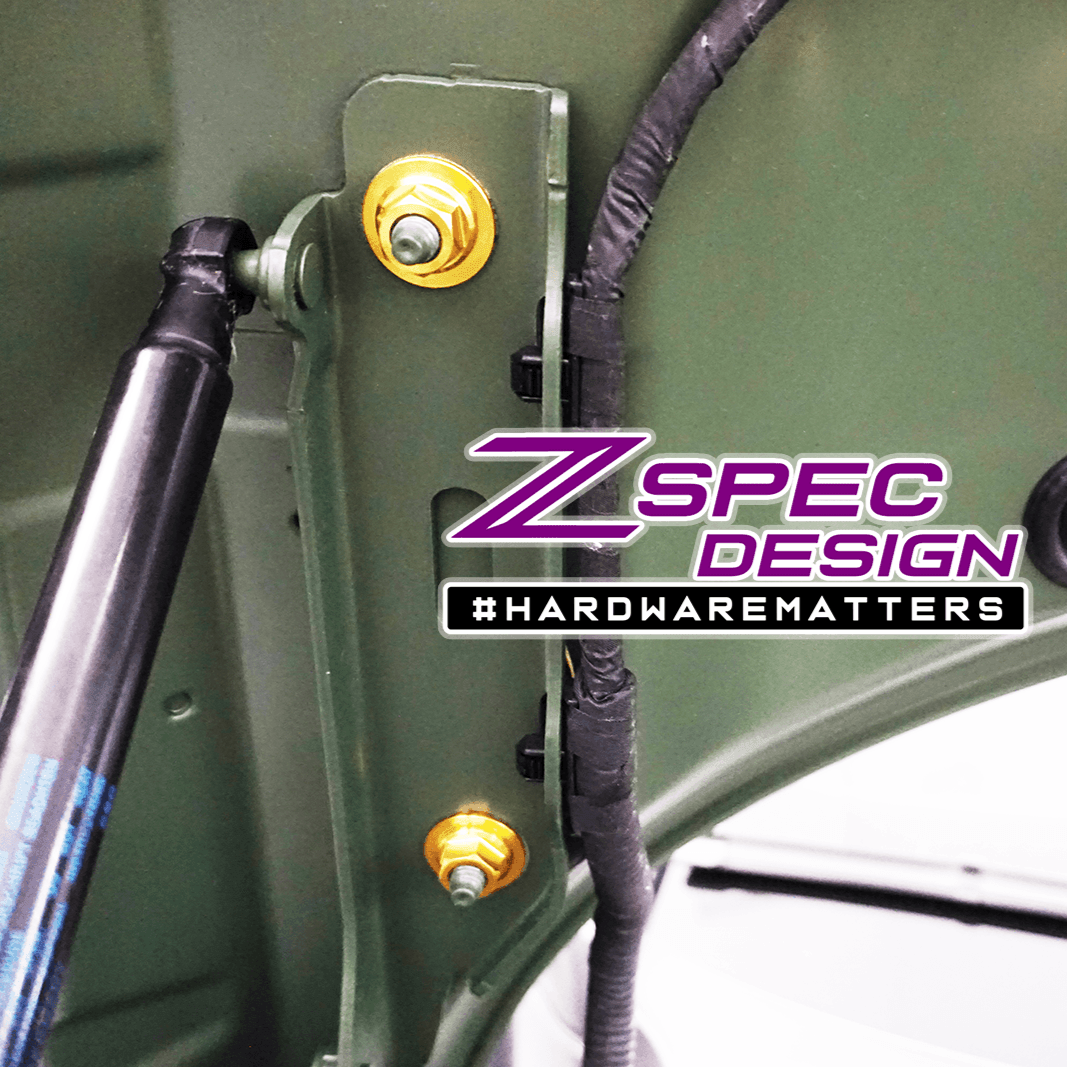 ZSPEC "Stage 1" Dress Up Bolts® Fastener Kit for '18-23+ Audi A5 8W6 2.0L, Titanium - ZSPEC Design LLC - Hardware Fasteners - 8w6, a5, a5 8w6, audi, Fastener Kit, stage 1 - zspecdesign.com