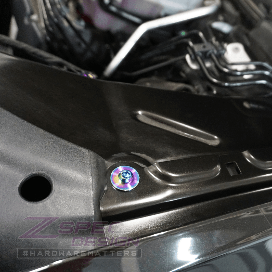 ZSPEC "Stage 3" Dress Up Bolts® Fastener Kit for '12-18 Audi A7 4G8 3.0L, Titanium - ZSPEC Design LLC - Hardware Fasteners - 4g8, a7, a7 4g8, audi, Fastener Kit, stage 3 - zspecdesign.com