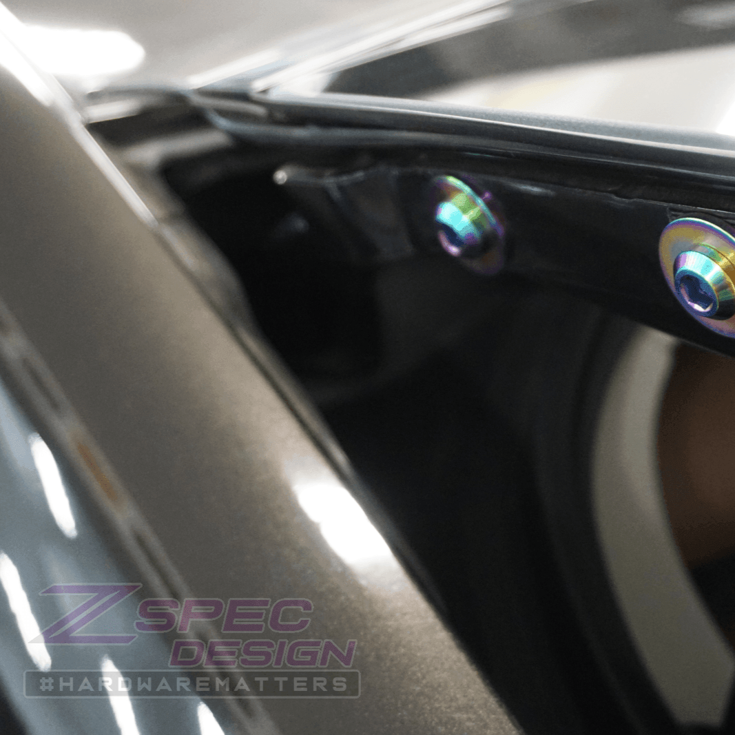 ZSPEC Dress Up Bolts® Trunk Fastener Kit for '12-18 Audi A7 4G8 3.0L, Titanium - ZSPEC Design LLC - Hardware Fasteners - 4g8, a7, a7 4g8, audi, Fastener Kit - zspecdesign.com