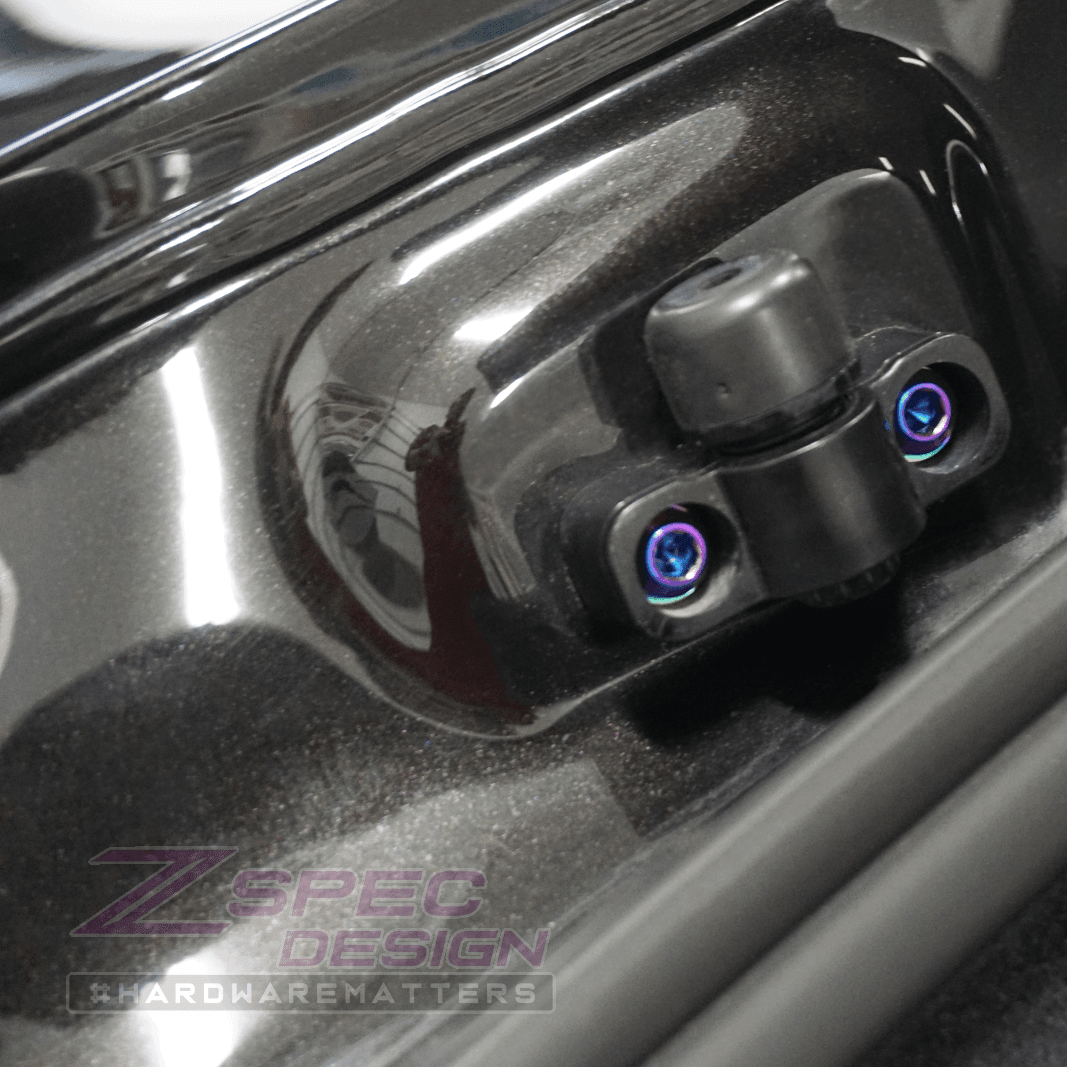 ZSPEC Dress Up Bolts® Trunk Fastener Kit for '12-18 Audi A7 4G8 3.0L, Titanium - ZSPEC Design LLC - Hardware Fasteners - 4g8, a7, a7 4g8, audi, Fastener Kit - zspecdesign.com