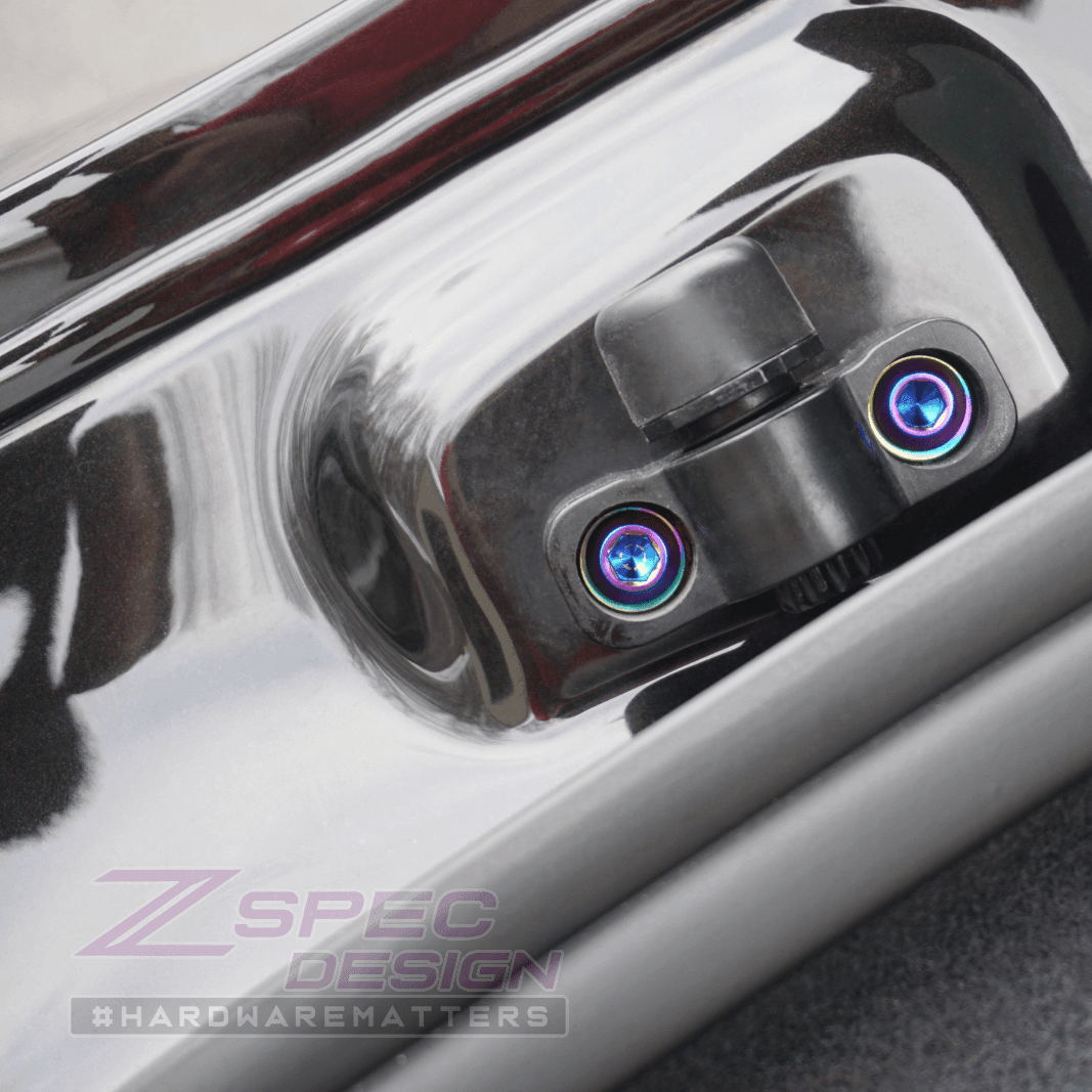 ZSPEC Dress Up Bolts® Trunk Fastener Kit for '12-18 Audi A7 4G8 3.0L, Titanium - ZSPEC Design LLC - Hardware Fasteners - 4g8, a7, a7 4g8, audi, Fastener Kit - zspecdesign.com
