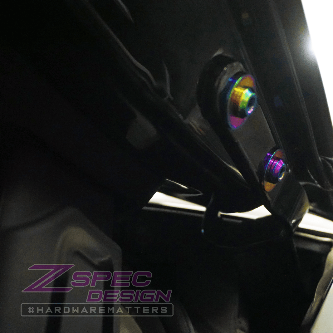 ZSPEC Dress Up Bolts® Trunk Fastener Kit for '12-18 Audi A7 4G8 3.0L, Titanium - ZSPEC Design LLC - Hardware Fasteners - 4g8, a7, a7 4g8, audi, Fastener Kit - zspecdesign.com