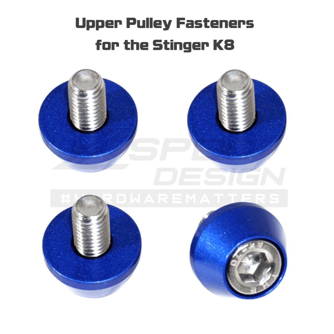 ZSPEC "Stage 3" Dress Up Bolts® Fastener Kit for '18+ Kia Stinger GT K8, Stainless & Billet - ZSPEC Design LLC - Hardware Fasteners - Fastener Kit, kia, stage 3, stinger - zspecdesign.com