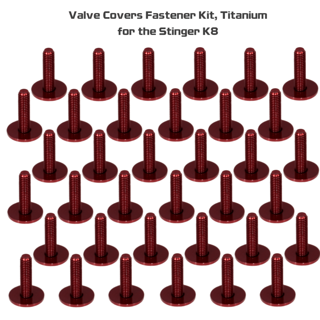 ZSPEC Valve Covers Fastener Kit for '18+ Stinger GT, Titanium - ZSPEC Design LLC - Hardware Fasteners - Fastener Kit, gt, stinger, titanium - zspecdesign.com