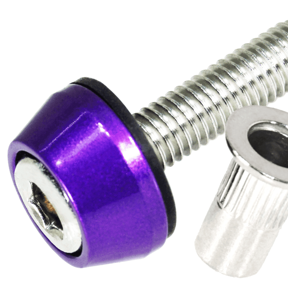 ZSPEC Body Kit Fastener, M5x20mm Stainless & Billet w/Rivet Nut, Per Each - ZSPEC Design LLC - Hardware Fasteners - 44-pack, abflug, aimgain, amuse, auto veloce, body, body hardware, body kit, clinched, damd, Do-Luck, Dress Up Bolt, fender, flare, fujimura, greddy, hamann, hks, ings+1, knight sports, kuhl, lbw, liberty walk, m-sports, m5, novitec, pandem, per each, rocket bunny, rowen, sense, stainless, street hunter, twinz, veilside, zele, zero sports - zspecdesign.com