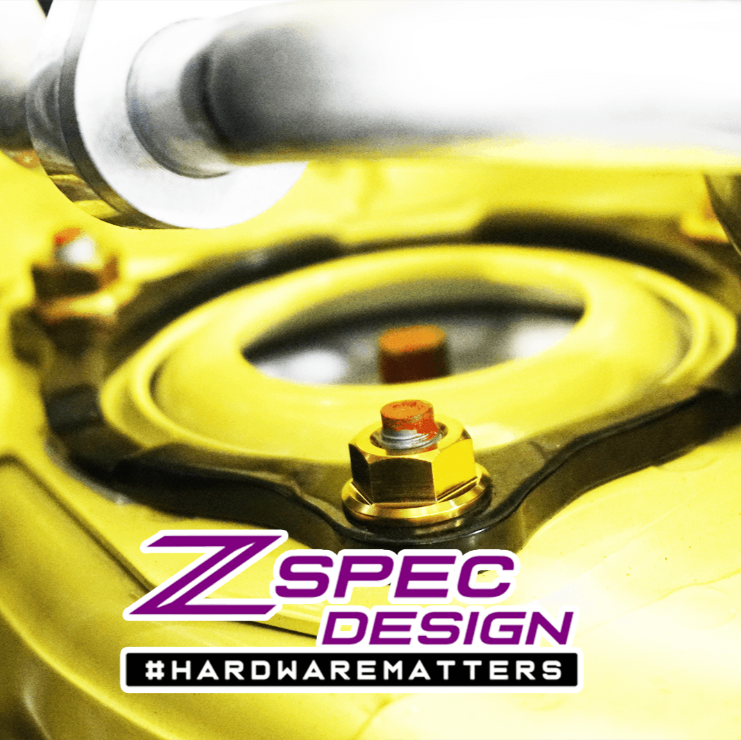 ZSPEC Shock Tower Nuts for Nissan 350z/G35/370z/G37/RZ34/Q, Grade-5 Titanium - ZSPEC Design LLC - Hardware Fasteners - 350z, 370z, g35, g37, nissan, shock tower, titanium - zspecdesign.com