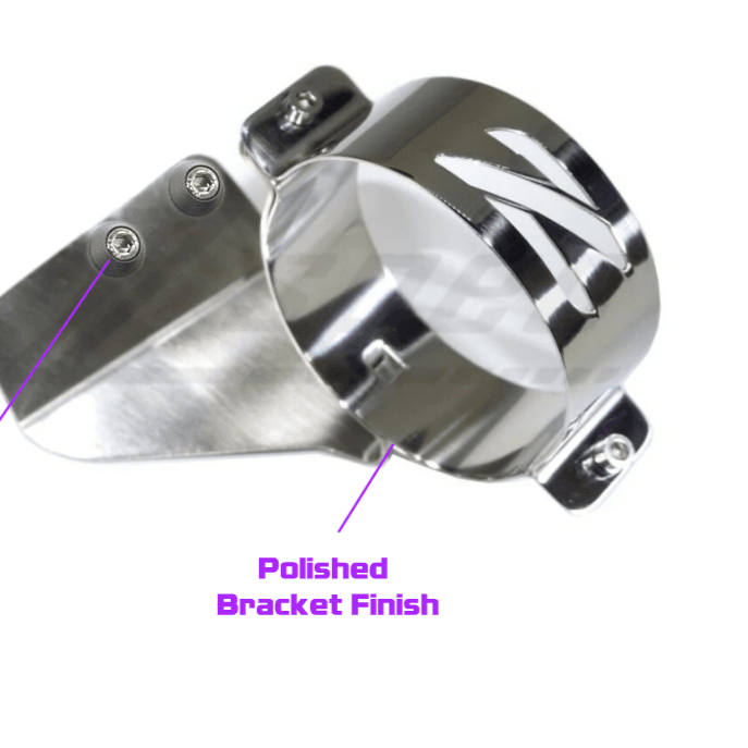 ZSPEC RHD Fuel Filter Bracket for Nissan Z32 300zx '90-96, Polished - ZSPEC Design LLC - Hardware Fasteners - 300zx, Fastener Kit, fuel, nissan, SU304, z32 - zspecdesign.com