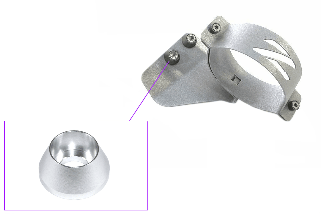 ZSPEC RHD Fuel Filter Bracket for Nissan Z32 300zx '90-96, Silver - ZSPEC Design LLC - Hardware Fasteners - 300zx, Fastener Kit, fuel, nissan, SU304, z32 - zspecdesign.com