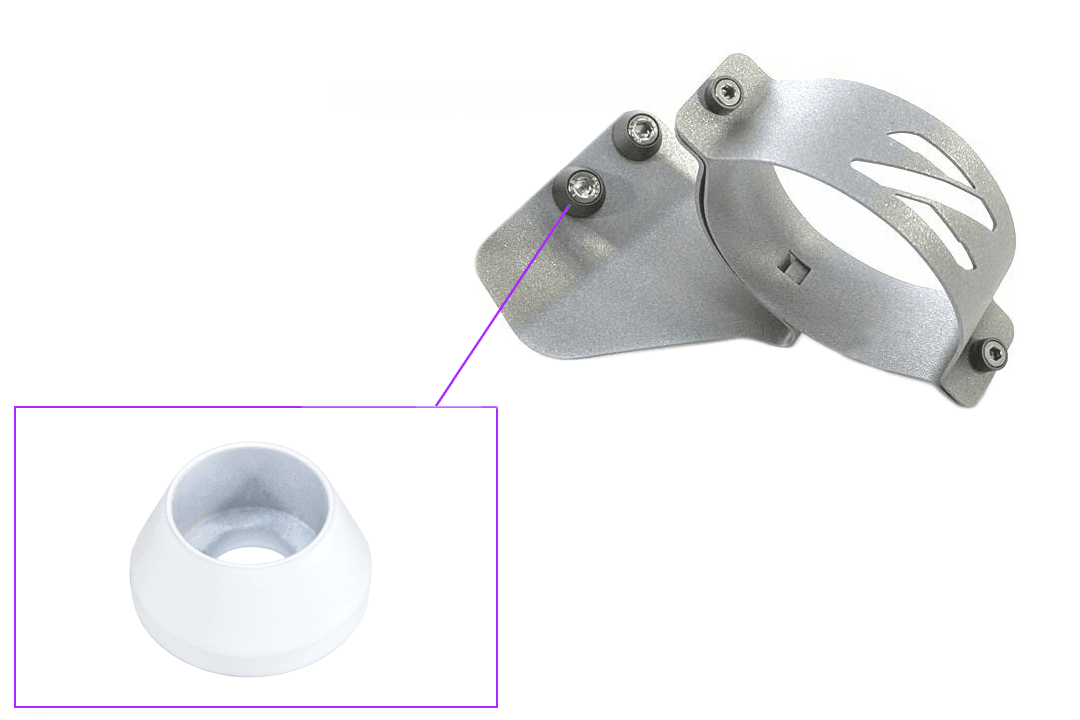 ZSPEC RHD Fuel Filter Bracket for Nissan Z32 300zx '90-96, Silver - ZSPEC Design LLC - Hardware Fasteners - 300zx, Fastener Kit, fuel, nissan, SU304, z32 - zspecdesign.com