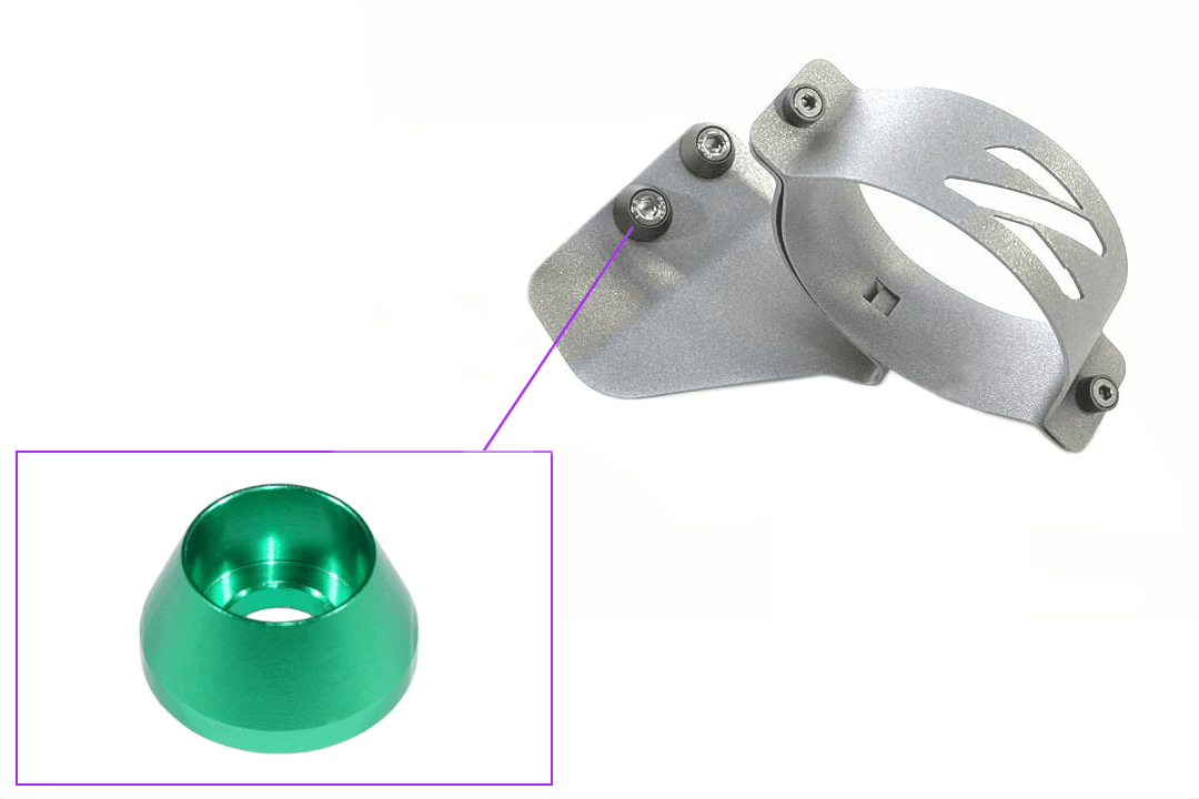 ZSPEC RHD Fuel Filter Bracket for Nissan Z32 300zx '90-96, Silver - ZSPEC Design LLC - Hardware Fasteners - 300zx, Fastener Kit, fuel, nissan, SU304, z32 - zspecdesign.com