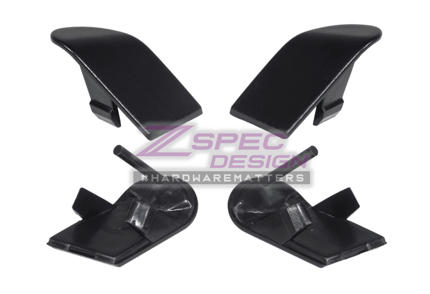 ZSPEC LHD Radio Bezel Top Screw Cover for '90-96 Nissan 300ZX, Left/Right Pair - ZSPEC Design LLC - Hardware Fasteners - 300zx, lhd, nissan, radio, repro, stereo, z32 - zspecdesign.com