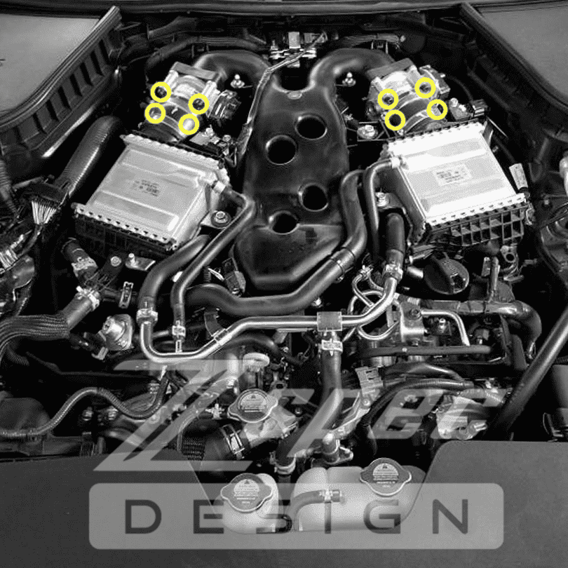 ZSPEC Throttle Bodies Fastener Kit for '23+ Nissan Z RZ34, Stainless & Billet - ZSPEC Design LLC - Hardware Fasteners - 400z, Fastener Kit, nissan, nissanz, RZ34, titanium, z34 s2, z34s2 - zspecdesign.com