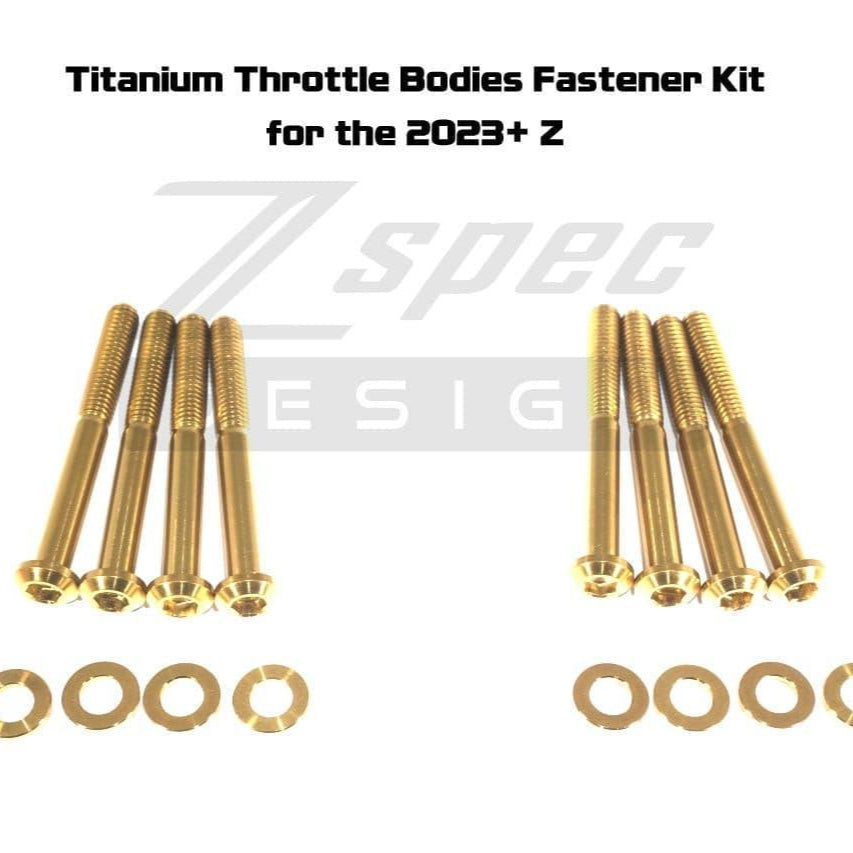 ZSPEC Throttle Bodies Fastener Kit for '23+ Nissan Z RZ34, Grade-5 Titanium - ZSPEC Design LLC - Hardware Fasteners - 400z, Fastener Kit, nissan, nissanz, RZ34, titanium, z34 s2, z34s2 - zspecdesign.com