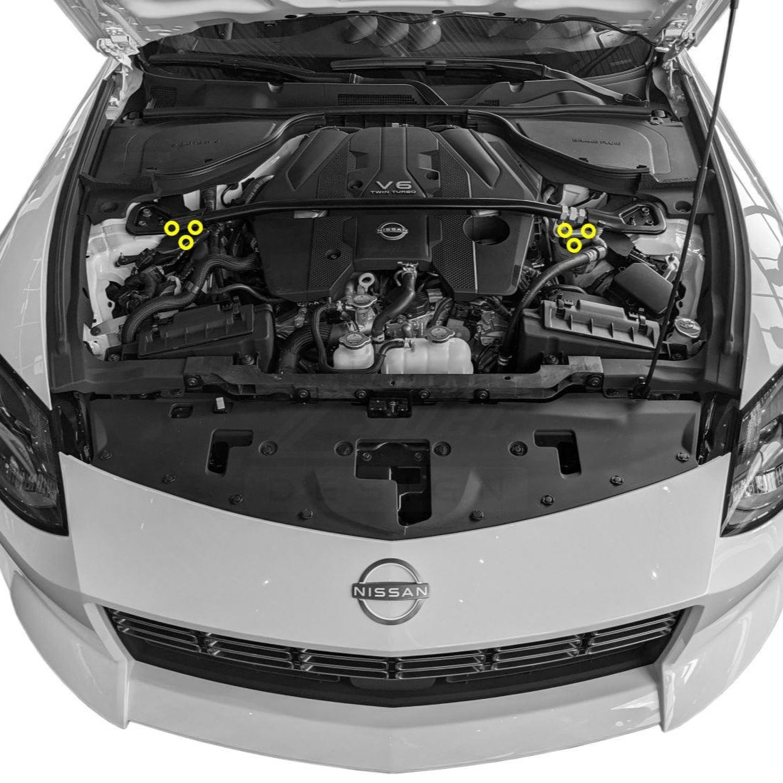 ZSPEC Shock Tower Nuts for '23+ Nissan Z, Titanium - ZSPEC Design LLC - Hardware Fasteners - 350z, 370z, g35, g37, RZ34 not 400z zspecdesign.com