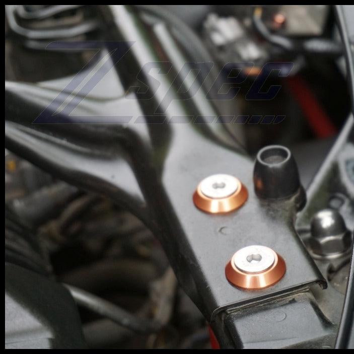 ZSPEC "Stage 1" Dress Up Bolts® Fastener Kit for '90-05 Acura NSX, Stainless & Billet - ZSPEC Design LLC - Hardware Fasteners - acura, Fastener Kit, nsx, stage 1 - zspecdesign.com