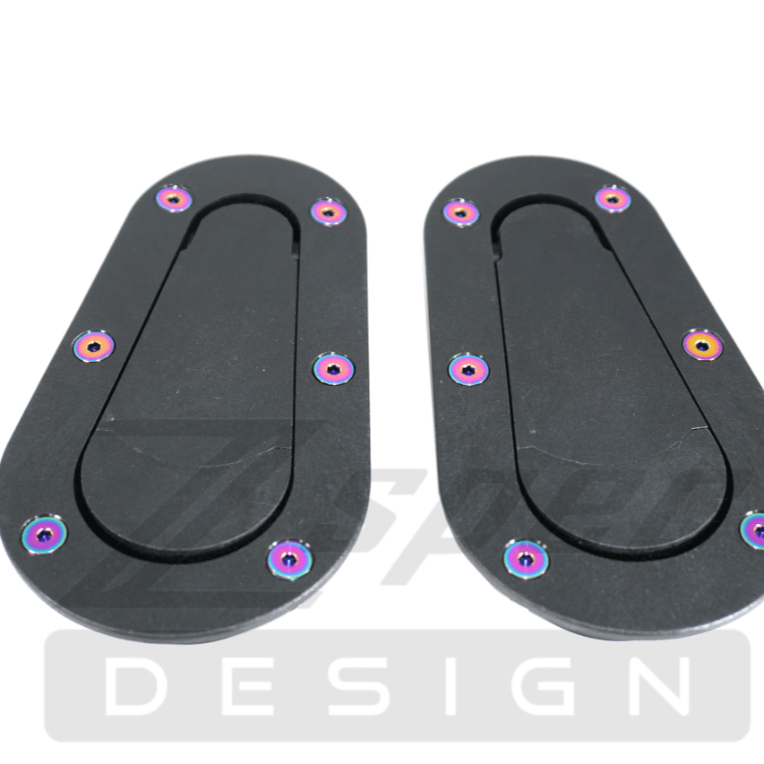 ZSPEC Dress Up Bolts® Fastener Kit for Aerocatch Hood Latches, Titanium - ZSPEC Design LLC - Hardware Fasteners - 12 fasteners, aerocatch, Fastener Kit, hood, titanium - zspecdesign.com