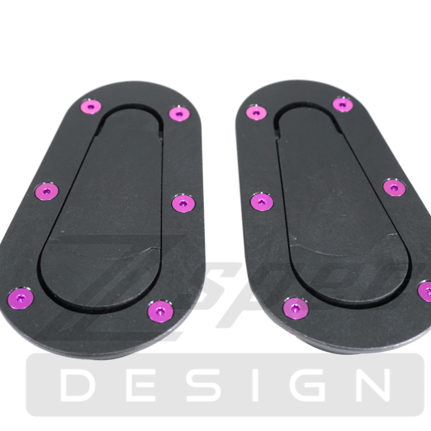 ZSPEC Dress Up Bolts® Fastener Kit for Aerocatch Hood Latches, Titanium - ZSPEC Design LLC - Hardware Fasteners - 12 fasteners, aerocatch, Fastener Kit, hood, titanium - zspecdesign.com