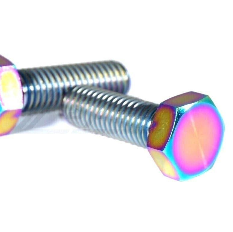 ZSPEC M10-1.25x25mm Metric Hex-Bolt Fastener, Titanium Grade-5 - ZSPEC Design LLC - Hardware Fasteners - Fastener Kit, hex, m10, titanium - zspecdesign.com