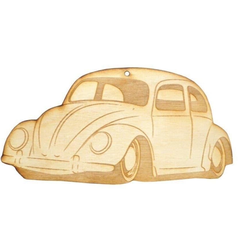 ZSPEC Laser-Engraved Birch Ornament, Style: VW Classic Beetle/Bug, ~5-inch Wide - ZSPEC Design LLC - Holiday Ornaments - beetle, bug, holiday, lifestyle, ornament, VW - zspecdesign.com