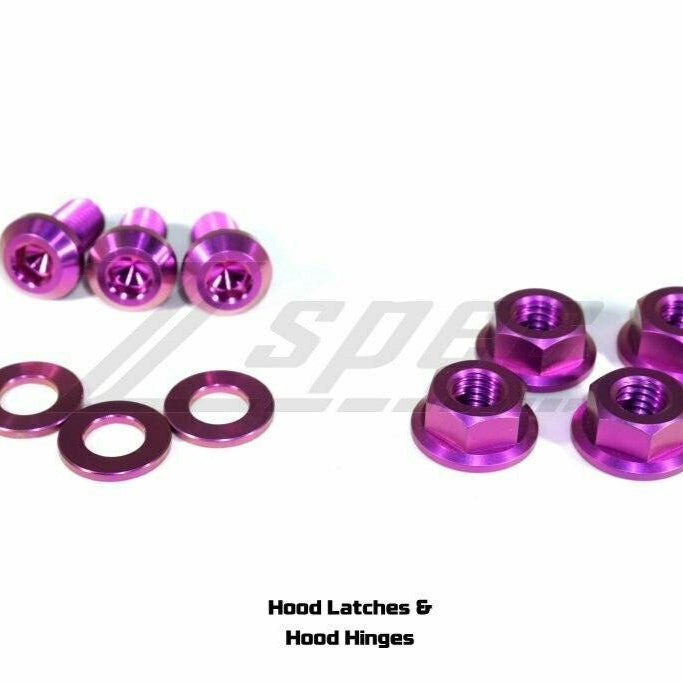 ZSPEC "Stage 2" Dress Up Bolts®/Fastener Kit for '03-'08 Nissan 350z DE & HR, Titanium - ZSPEC Design LLC - Hardware Fasteners - 350z, DE & HR, Fastener Kit, nissan, stage 2, titanium, z33 - zspecdesign.com