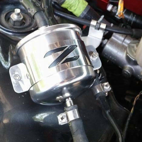 ZSPEC RHD Fuel Filter Bracket for Nissan Z32 300zx '90-96, Polished - ZSPEC Design LLC - Hardware Fasteners - 300zx, Fastener Kit, fuel, nissan, SU304, z32 - zspecdesign.com