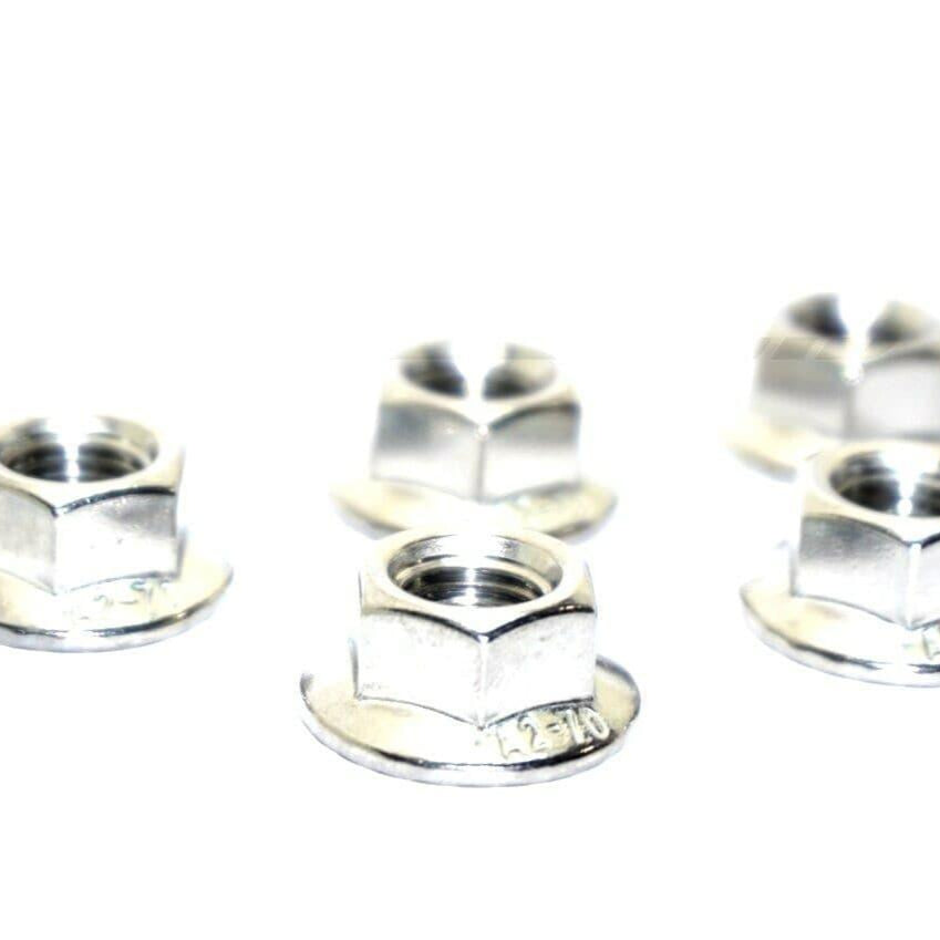 ZSPEC M8-1.25 Metric Flare Nuts, SUS304 Stainless Steel, 10-Pack - ZSPEC Design LLC - Hardware Fasteners - 10-pack, flare nut, m8, stainless - zspecdesign.com