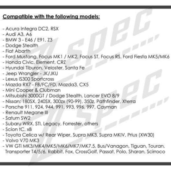 ZSPEC 44mm Rear Wiper Hole-Cover/Cap/Plug, Weatherproof, Billet, Silver Finish - ZSPEC Design LLC - Hardware Fasteners - 44mm, delete, wiper - zspecdesign.com
