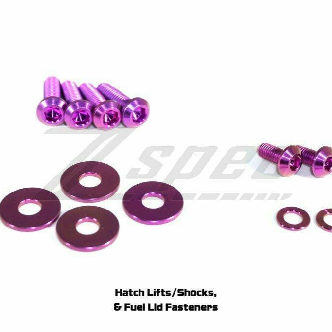 ZSPEC "Stage 2" Dress Up Bolts®/Fastener Kit for '03-'08 Nissan 350z DE & HR, Titanium - ZSPEC Design LLC - Hardware Fasteners - 350z, DE & HR, Fastener Kit, nissan, stage 2, titanium, z33 - zspecdesign.com