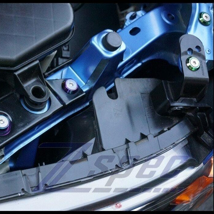 ZSPEC "Stage 3" Dress Up Bolts® Fastener Kit for '98-14 Nissan Cube, Stainless & Billet - ZSPEC Design LLC - Hardware Fasteners - cube, Fastener Kit, nissan, stage 3, Washer Color - zspecdesign.com