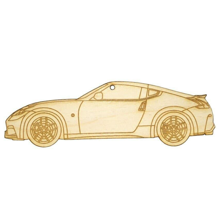 ZSPEC Laser-Engraved Wood Ornament, Style: Nissan 370z Z34 NISMO, Birch - ZSPEC Design LLC - Holiday Ornaments - 370z, holiday, nismo, nissan, ornament, z34 - zspecdesign.com