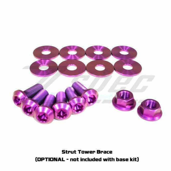 ZSPEC "Stage 2" Dress Up Bolts®/Fastener Kit for '03-'08 Nissan 350z DE & HR, Titanium - ZSPEC Design LLC - Hardware Fasteners - 350z, DE & HR, Fastener Kit, nissan, stage 2, titanium, z33 - zspecdesign.com