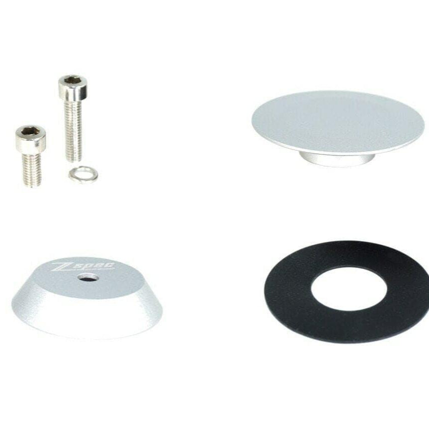 ZSPEC 44mm Rear Wiper Hole-Cover/Cap/Plug, Weatherproof, Billet, Silver Finish - ZSPEC Design LLC - Hardware Fasteners - 44mm, delete, wiper - zspecdesign.com