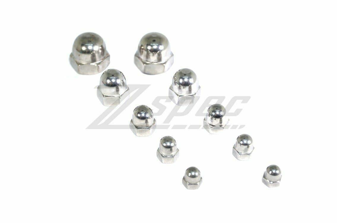 ZSPEC M4-0.7 Acorn Nuts, SUS304 Stainless Steel, 10-Pack - ZSPEC Design LLC - Hardware Fasteners - 10-pack, acorn, m4, stainless - zspecdesign.com