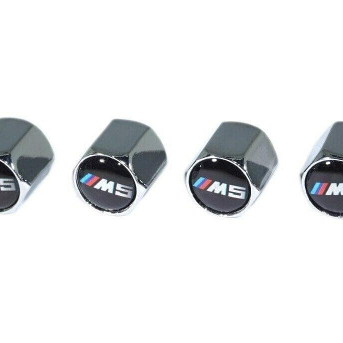 ZSPEC Chrome Valve Stem Tire Caps, Style: BMW M5 - ZSPEC Design LLC - Hardware Fasteners - BMW, cap, M5, tire - zspecdesign.com