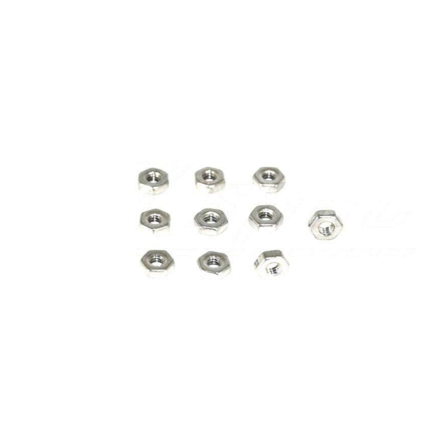 ZSPEC M2-0.4 Hex Nuts, Stainless SUS304, 10-Pack - ZSPEC Design LLC - Hardware Fasteners - 10-pack, Fastener, m2, Stainless - zspecdesign.com