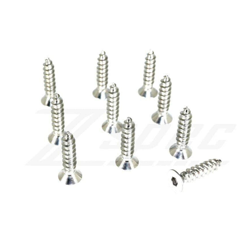 ZSPEC M5x20mm Coarse Flat-Head FHSC Fasteners, Stainless, 10-Pack - ZSPEC Design LLC - Hardware Fasteners - 10-pack, Dress Up Bolt, Fastener Kit, FHSC, m5, stainless - zspecdesign.com