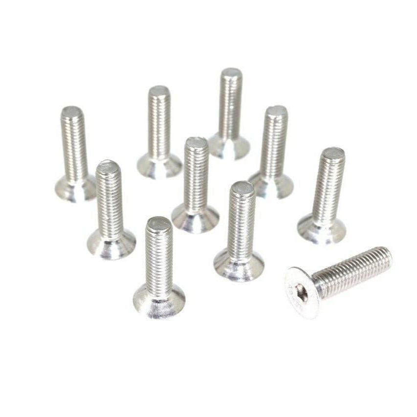 ZSPEC M5-0.8x20mm Fasteners, Flat-Head FHSC, Stainless, 10-Pack - ZSPEC Design LLC - Hardware Fasteners - 10-pack, Dress Up Bolt, FHSC, m5, Stainless - zspecdesign.com