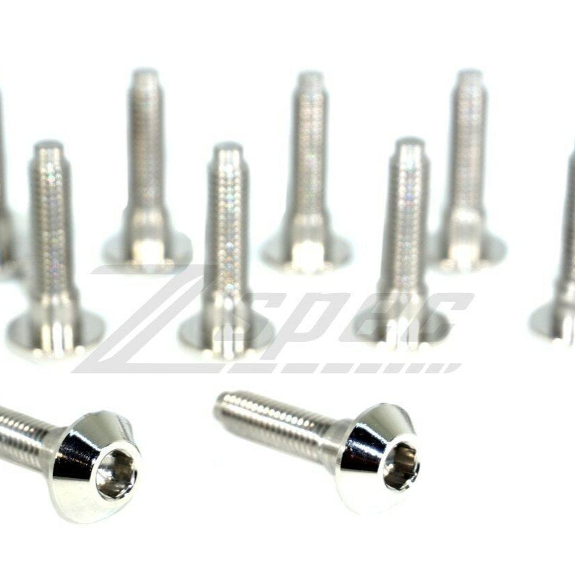 ZSPEC M6x25mm Titanium Shank/Shoulder Bolts, Well or Rivet Nuts, 10-Pack - ZSPEC Design LLC - Hardware Fasteners - 10-pack, body hardware, m6, stainless, titanium - zspecdesign.com