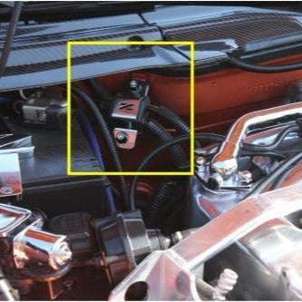 ZSPEC Battery Cable Bracket for '90-99 Nissan 300zx Z32, Stainless Steel, Silver Finish - ZSPEC Design LLC - Hardware Fasteners - 300zx, accessory, battery, bracket, nissan, z32 - zspecdesign.com