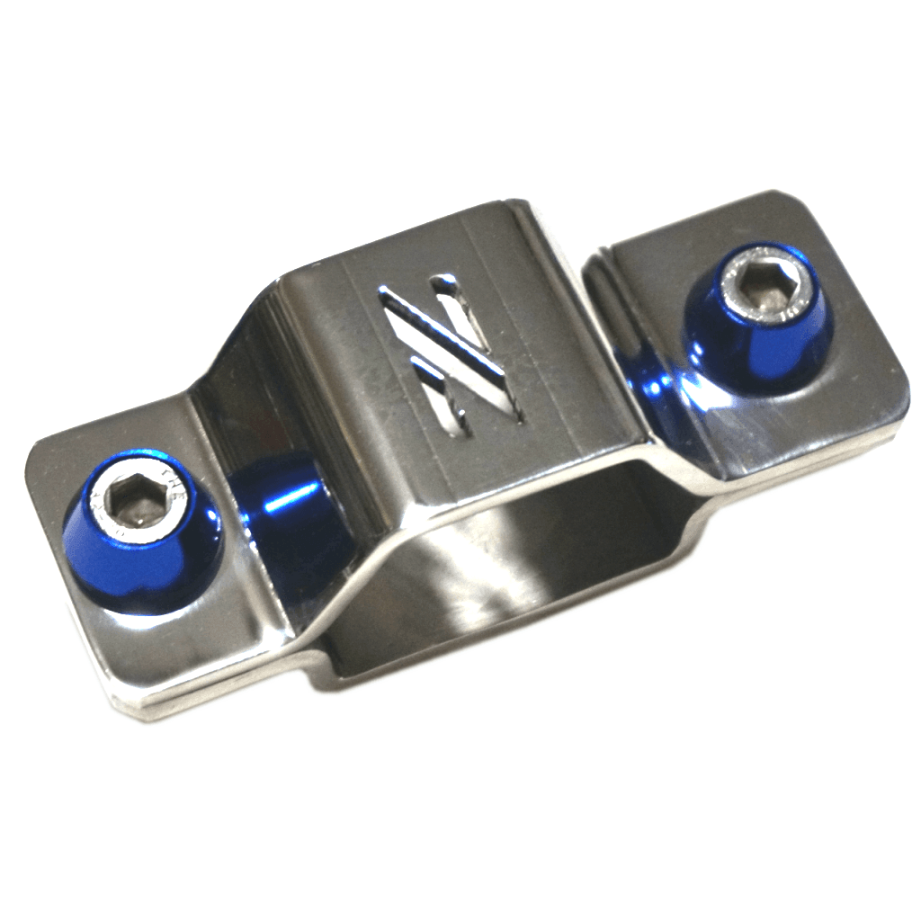 ZSPEC Battery Cable Bracket for '90-99 Nissan 300zx Z32, Polished Stainless - ZSPEC Design LLC - Hardware Fasteners - 300zx, accessory, battery, bracket, nissan, Polished, z32 - zspecdesign.com