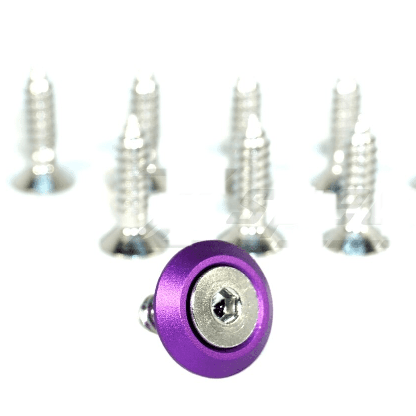 ZSPEC Coarse Screw-Thread Fender Fastener Kit, M6x20mm, Billet/Stainless, 10-Pack - ZSPEC Design LLC - Hardware Fasteners - 10-pack, Dress Up Bolt, Dress Up Fastener, Fastener Kit, fender fastener kit coarse, stainless - zspecdesign.com