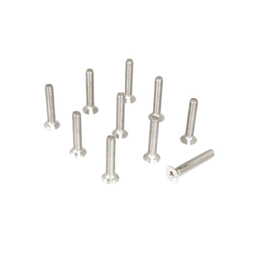 ZSPEC M3-0.5x16mm Fasteners, FHSC, Stainless SUS304, 10-Pack - ZSPEC Design LLC - Hardware Fasteners - 10-pack, Dress Up Bolt, FHSC, m3, Stainless - zspecdesign.com