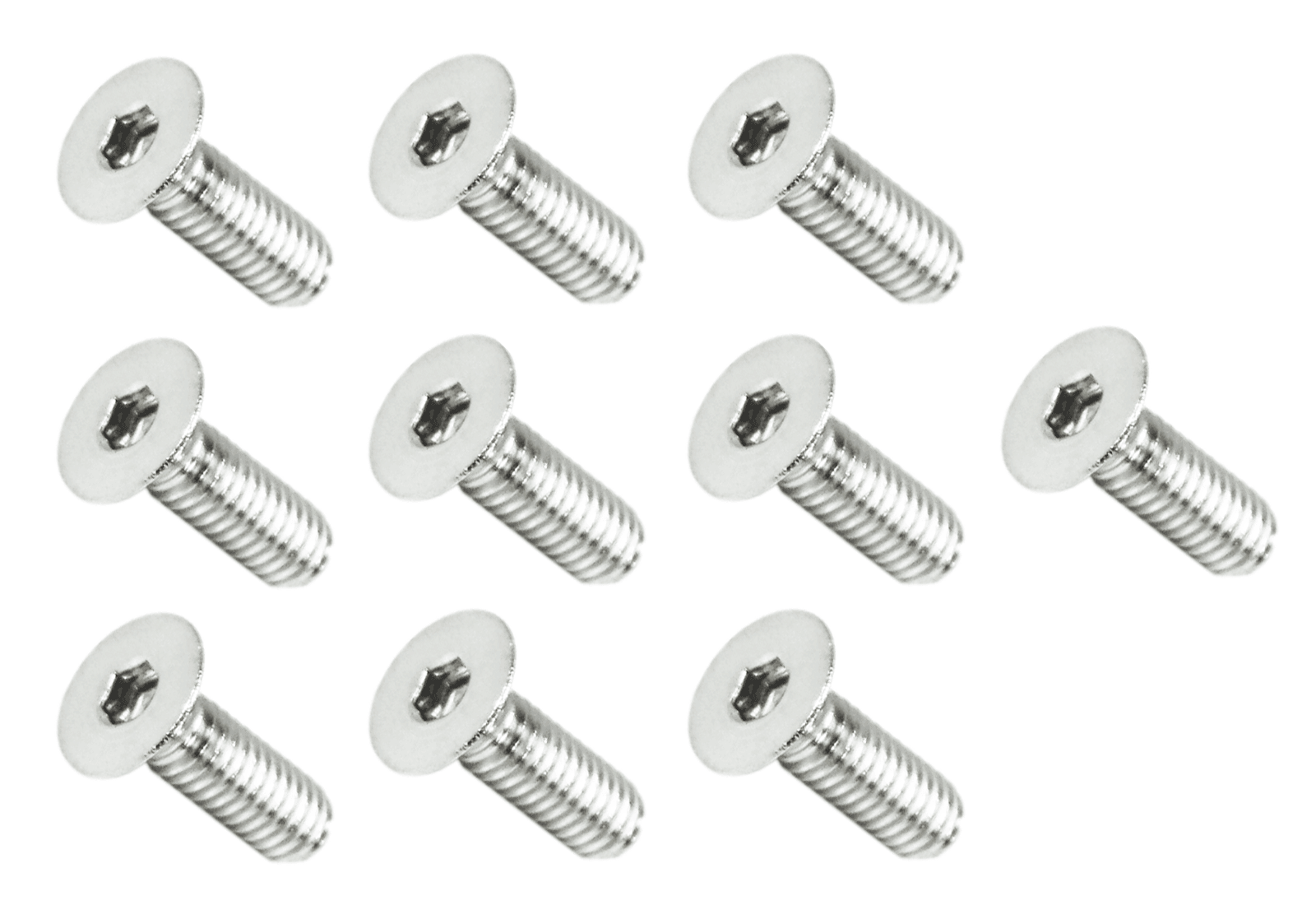 ZSPEC M4-0.7x12mm Fasteners, FHSC, Stainless Steel SUS304, 10-Pack - ZSPEC Design LLC - Hardware Fasteners - 10-pack, Dress Up Bolt, FHSC, m4, Stainless - zspecdesign.com