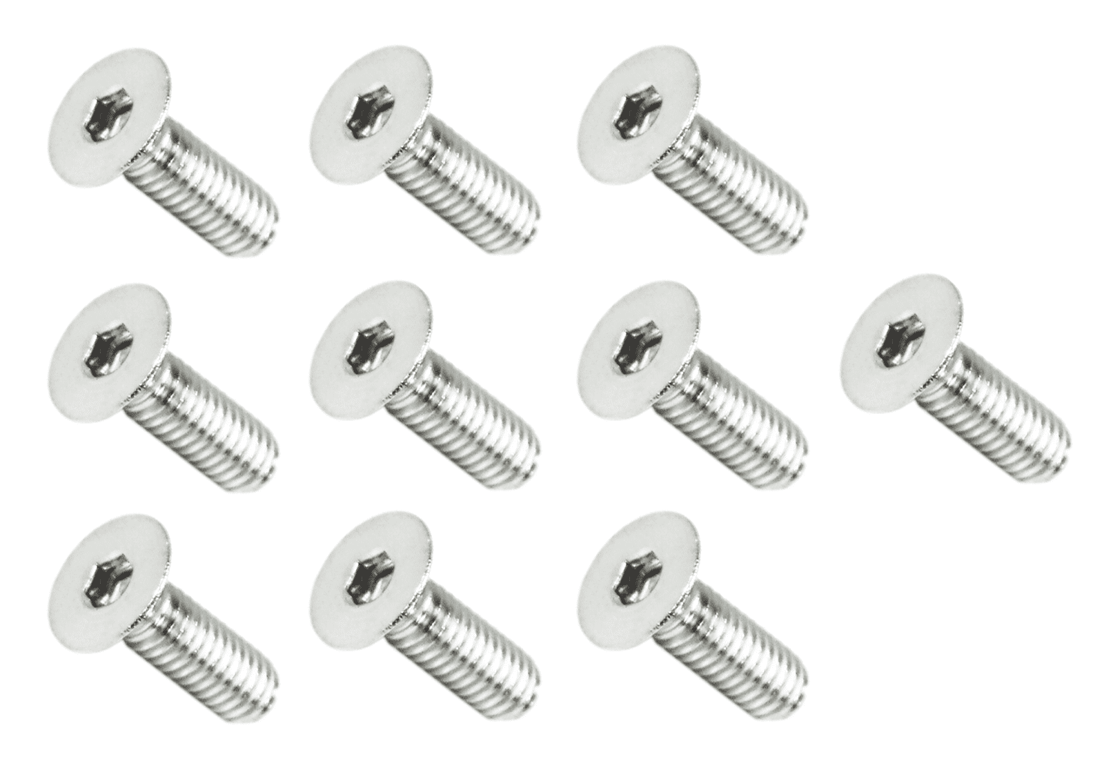 ZSPEC M4-0.7x16mm Fasteners, FHSC, Stainless Steel SUS304, 10-Pack - ZSPEC Design LLC - Hardware Fasteners - 10-pack, Dress Up Bolt, FHSC, m4, Stainless - zspecdesign.com