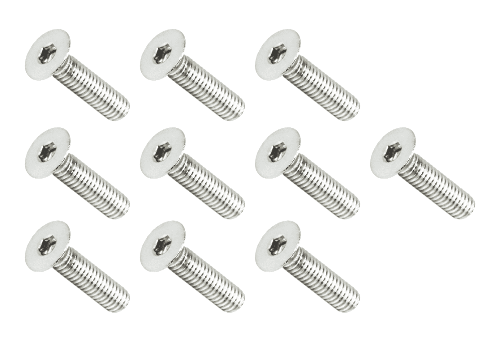 ZSPEC M4-0.7x16mm Fasteners, FHSC, Stainless Steel SUS304, 10-Pack - ZSPEC Design LLC - Hardware Fasteners - 10-pack, Dress Up Bolt, FHSC, m4, Stainless - zspecdesign.com